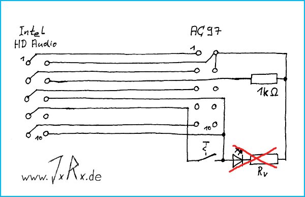 Schaltplan des Adapters